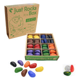 Sale: Just Rocks in a Box   8 Colors /8 of each color- 64 Crayons