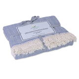 100% Cotton Patterned Throw Blankets – 58″ x 62″: Natural Diamond