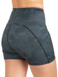 Blackout Camo Flag Performance Pocketed Sport Short 491WBOB Made in USA