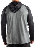 "Boss Level" ProWikMax 2-Tone Long Sleeve Hoodie 682PTHH Made in USA