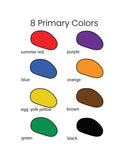 Sale: Just Rocks in a Box   8 Colors /8 of each color- 64 Crayons