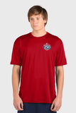America's 250 Birthday Microtech T-Shirt Red by WSI Made in USA 702ELSSRAS