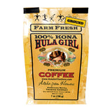 2-Pack Hula Girl 100% Kona Coffee 7oz Each (14oz in total) Grounded