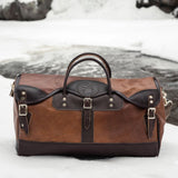 Sale: Bison Leather Sportsman's Duffel B-312 Made in USA