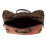 Sale: Bison Leather Sportsman's Duffel B-312 Made in USA