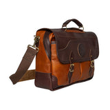 Sale: LB-670 Bison Leather Entrepreneur Briefcase Made in USA