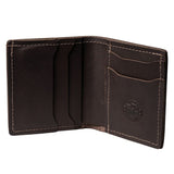 Sale: Brown Leather Bifold Wallet with Lifetime Warranty NSL-0001 Made in USA