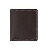 Sale: Brown Leather Bifold Wallet with Lifetime Warranty NSL-0001 Made in USA