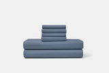 New Colors! Cotton Percale Bed Sheet Set Made in the USA of 100% USA Cotton (45% Organic)