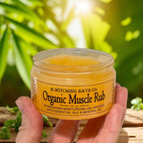 Organic Muscle Rub 4oz Made in USA