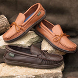 Men's Wrap-Around Rubber Sole Shoes Item #485 Cowhide Made in USA