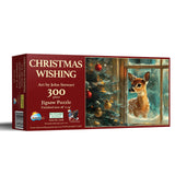 New: Christmas Wishing 300 pc Puzzle Made in USA 5390