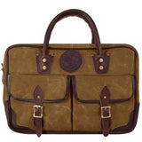 Camo & Waxed Freelance Briefcase SKU: T-650 Made in USA
