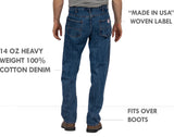 Men's #103 5 Pocket Heavyweight 14oz Jeans by ROUND HOUSE® Made in USA