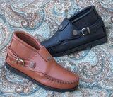 Sale: Women's Buckle Chukka Boot Made in US by Footskins 2835