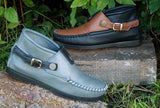 Sale: Women's Buckle Chukka Boot Made in US by Footskins 2835