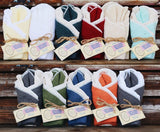 Cotton Kitchen Towel 2pk and Dishcloth 4pk USA Made by Country Cottons
