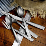 Industrial Rim Flatware Set - 20 Piece Made in USA