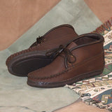 Sale: Women's Lace-up Chukka Boots - Cowhide by Footskins Made in USA