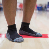 6-Pack Loose Fit Stays Up Cotton Casual Quarter Socks Made in USA by Extra Wide Socks