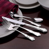Martha Washington Stainless Flatware - 65 Piece Set Made in USA