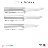 Paring Knives Galore Gift Box Set by Rada Cutlery Made in USA S01