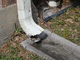 Stainless: 2-Pack 2x3 Downspout Shield for String Trimmer Protection, 2" X 3"  Made in USA